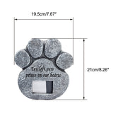 Paw Print Puppy tombstone