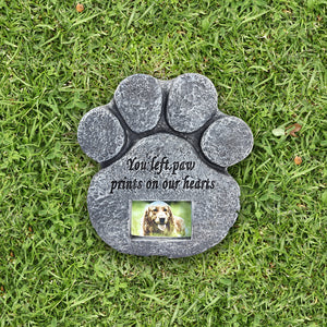 Paw Print Puppy tombstone