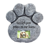 Paw Print Puppy tombstone